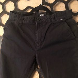 Men’s Black Vans Skinny Stretch